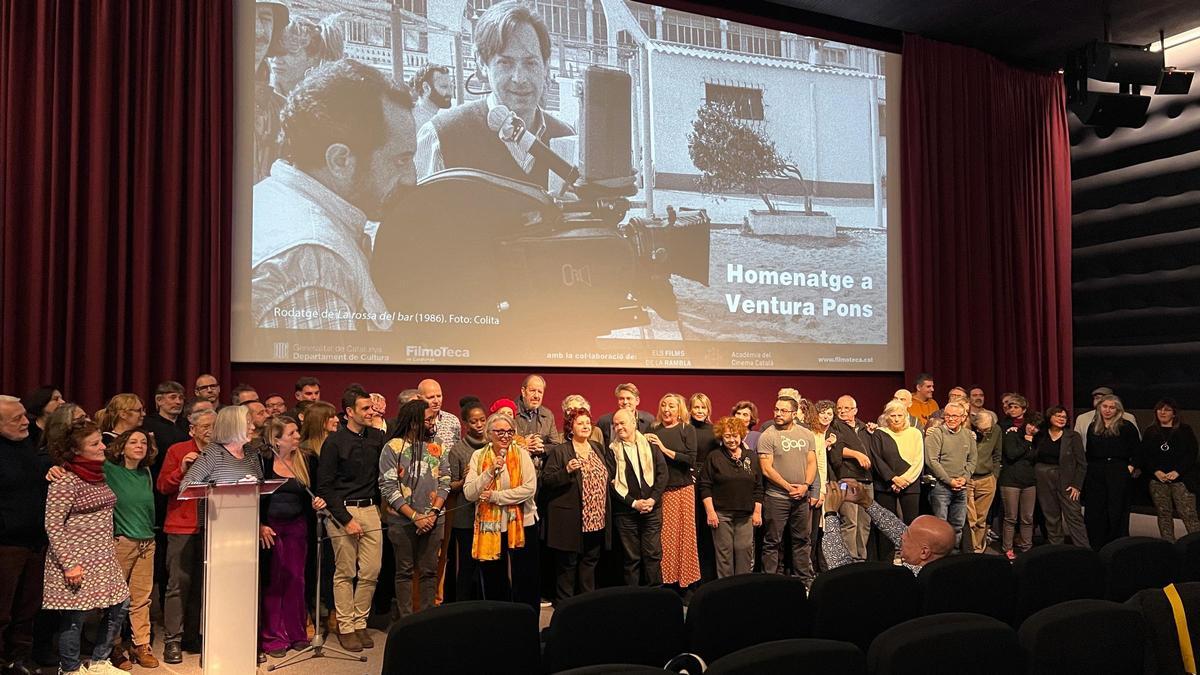 Ventura Pons rep un homenatge a la Filmoteca de Catalunya