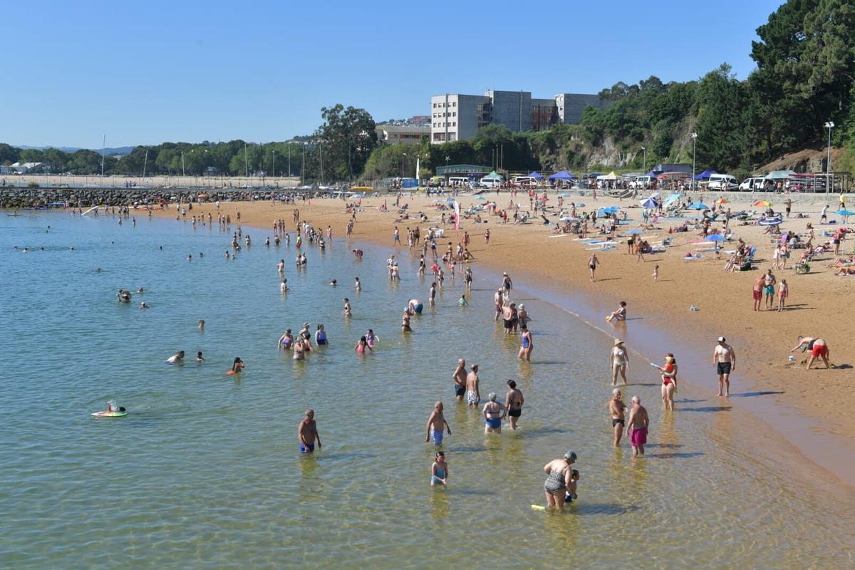 Playa de Oza, en A Coruña.