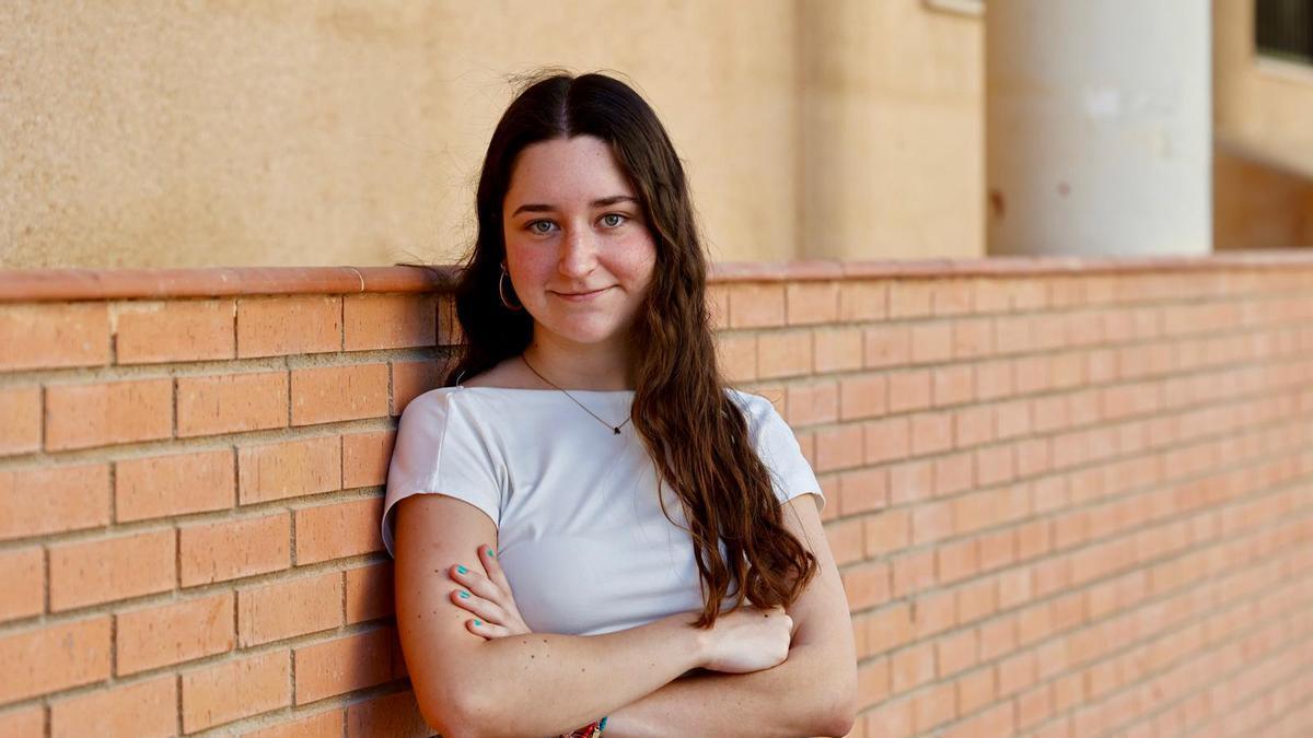 Aitana Gómez, la estudiante con mejor nota en la PAU de la provincia de Valencia