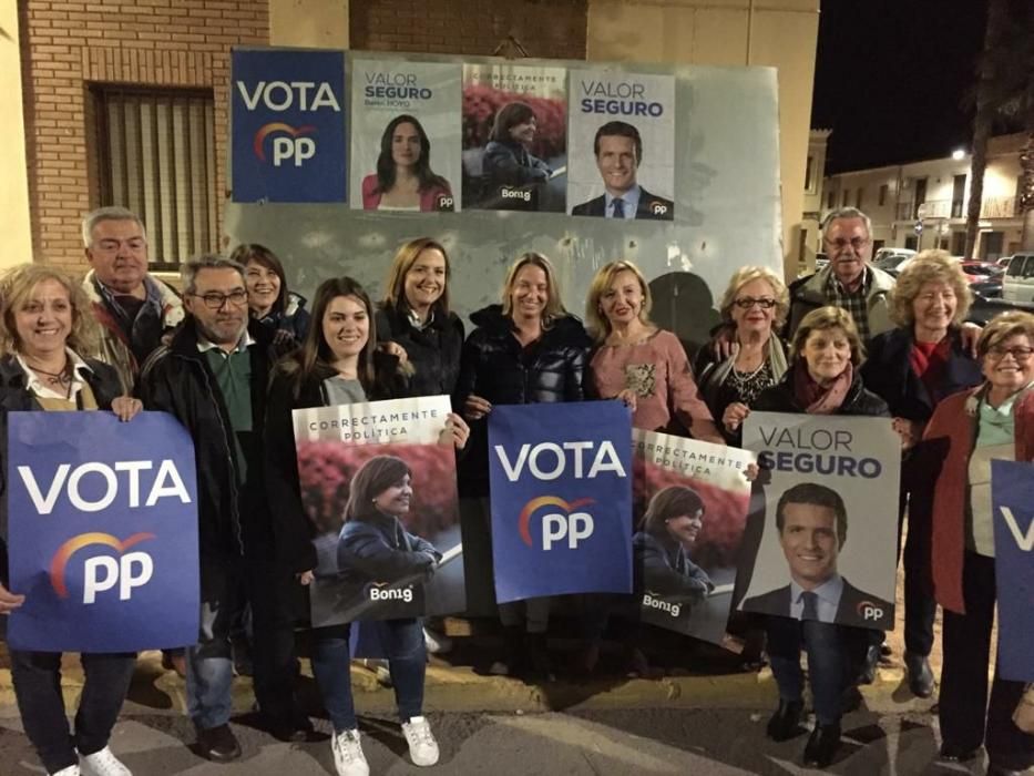 Primera noche electoral de PP de Puçol.