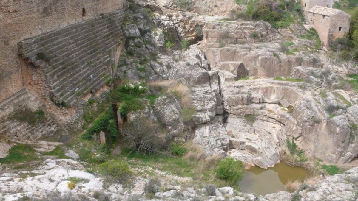 Presa romana en Almonacid de la Cuba