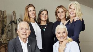La familia Tous Oriol.