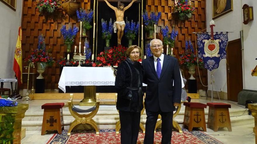 Francisco Rojas Guerrero en la iglesia.