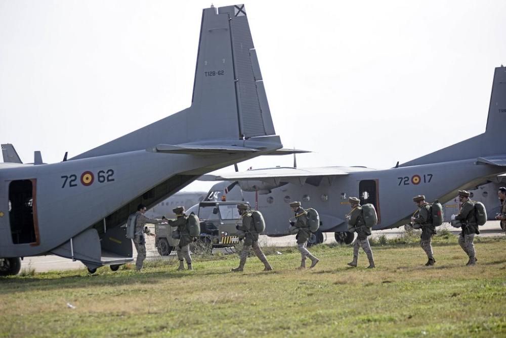 72º Aniversario del primer lanzamiento paracaidista de España en la Base Aérea de Alcantarilla