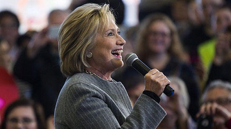 Hillary Clinton durant un discurs