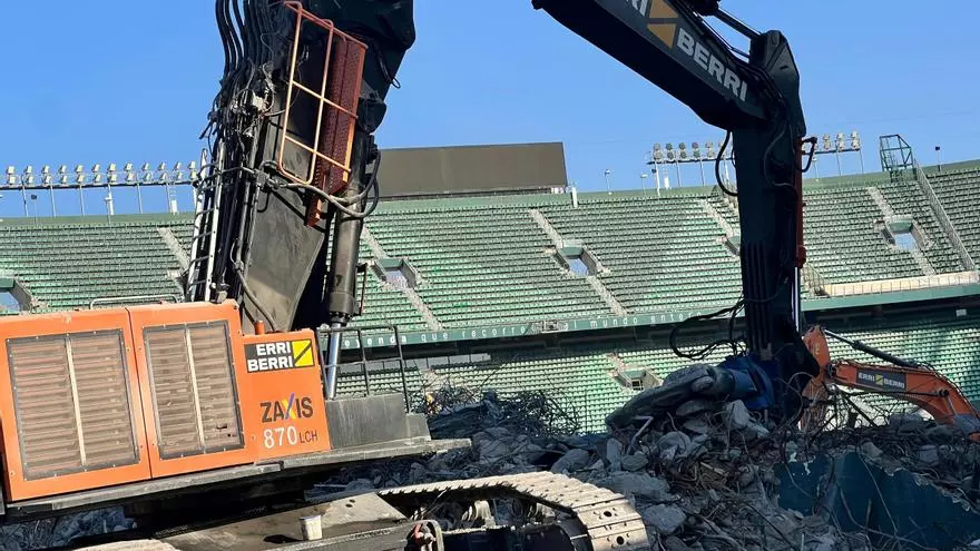 VÍDEO |  Así avanzan las obras del Benito Villamarín