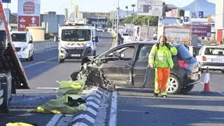 Un accidente múltiple colapsa la salida de Vila-real a primera hora de la mañana