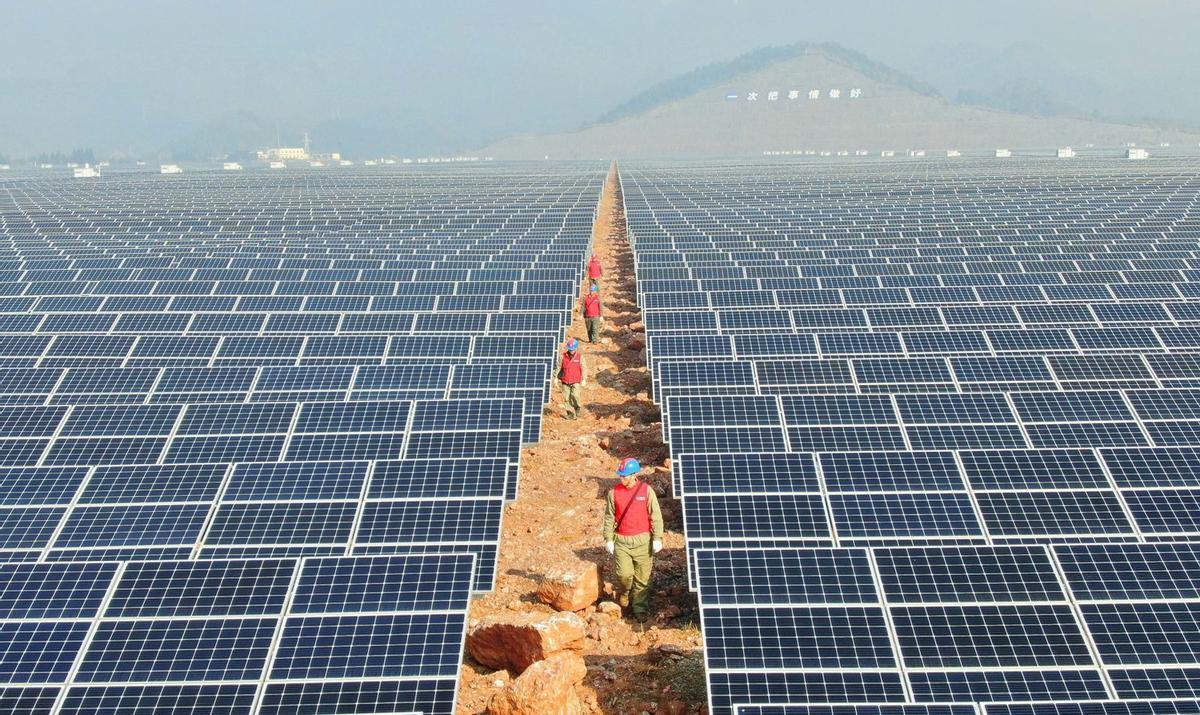 Parque solar en China