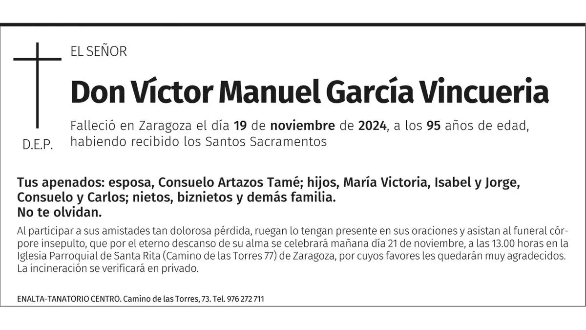 Víctor Manuel García Vincueria