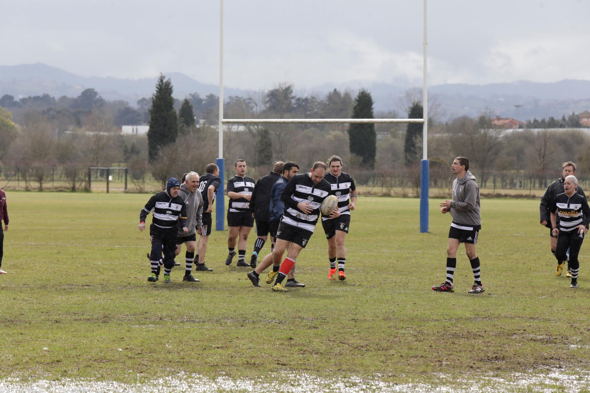 Gran jornada de rugby inclusivo en Llanera con la visita de El Salvador de Valladolid