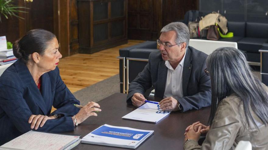 Reunión de trabajo por el proyecto transfronterizo. | FdV