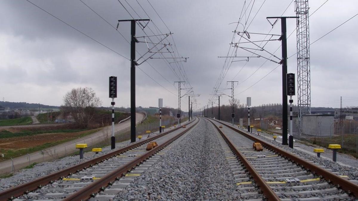 Vias de tren.