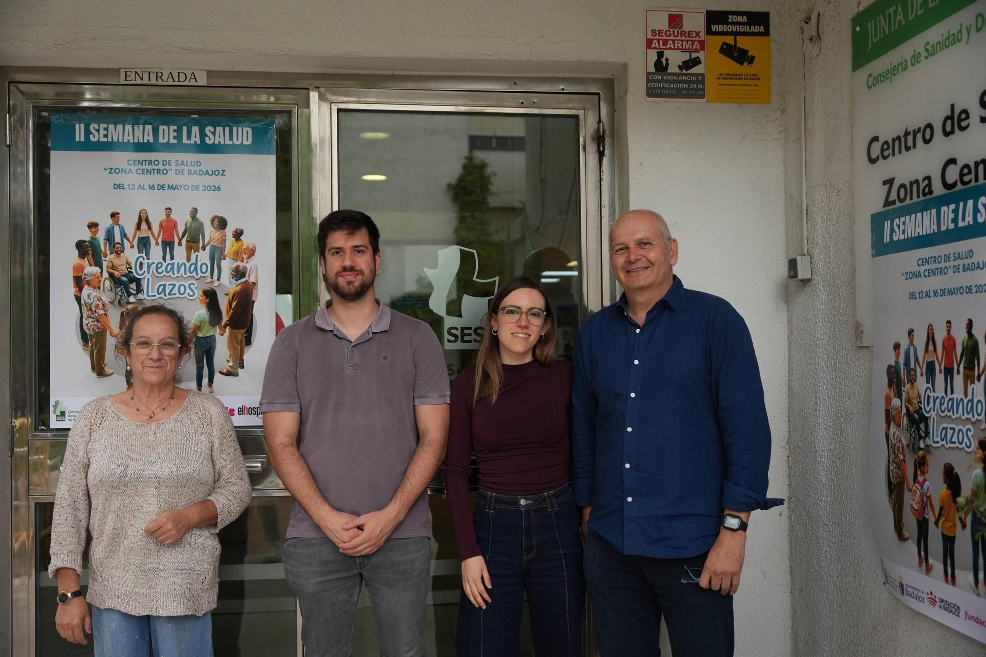 Médicos y enfermeros del centro de salud de la zona centro