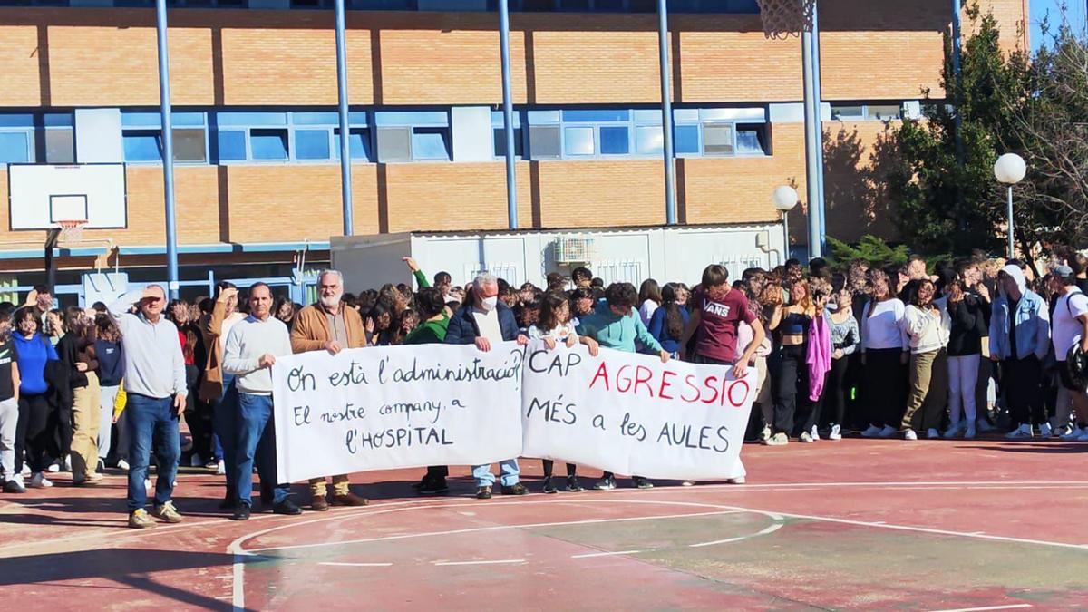 Concentración del Stepv en el IES de Villalonga.