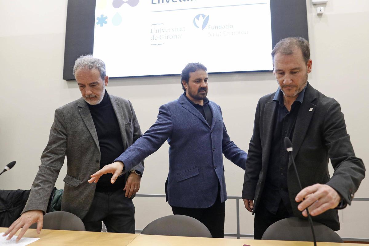 Les fotos de la presentació de la càtedra de Salut i Envelliment de la UdG