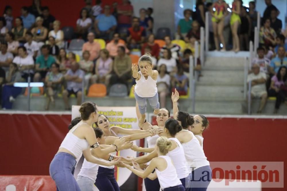 Clausura de las escuelas de Cartagena de gimnasia rítmica y estética de grupo