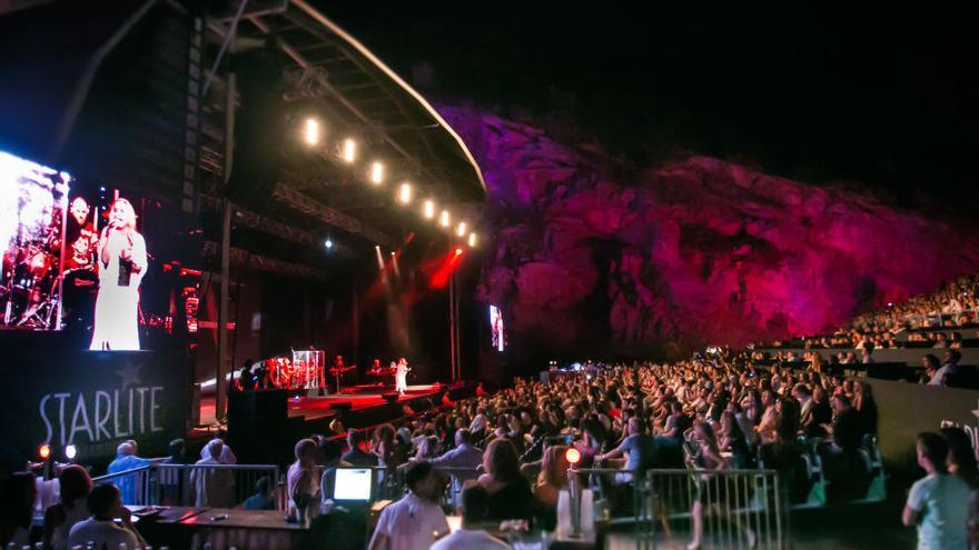 El escenario de Starlite Festival, en la cantera de Nagüeles.