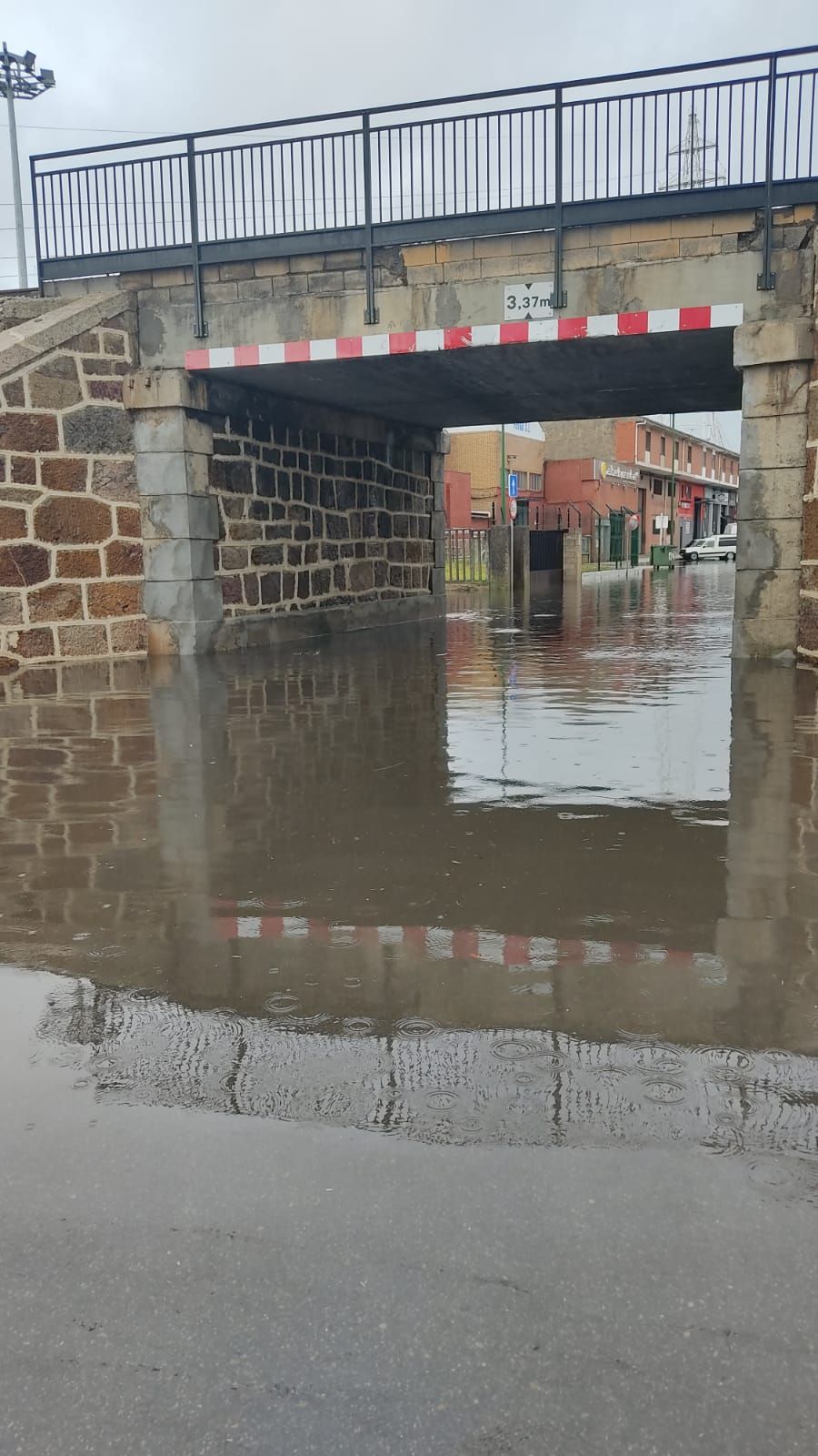 Inundaciones en Avilés por los fuertes aguaceros