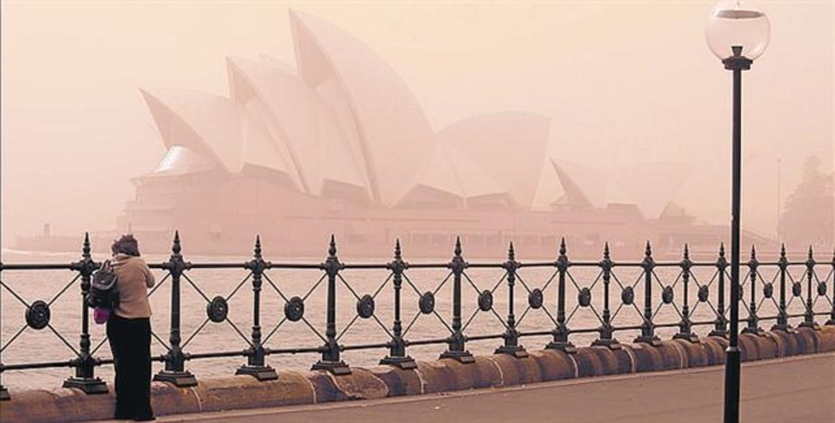 Una vista de la Ópera de Sidney.