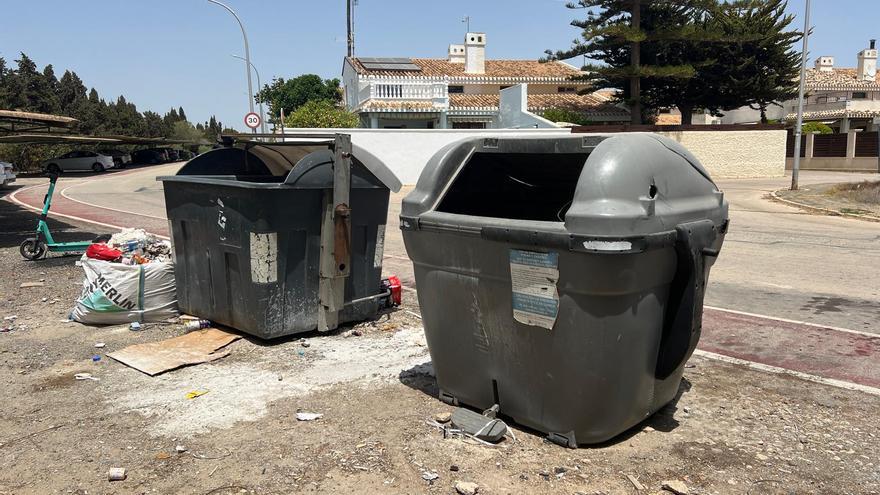 El 61% de los contenedores de Orihuela Costa está en mal estado, según los vecinos