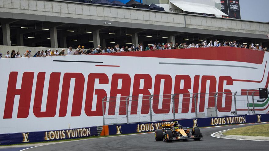 GP de Hungría: Norris lidera el séptimo doblete de McLaren y Alonso, quinto, brilla en Hungría