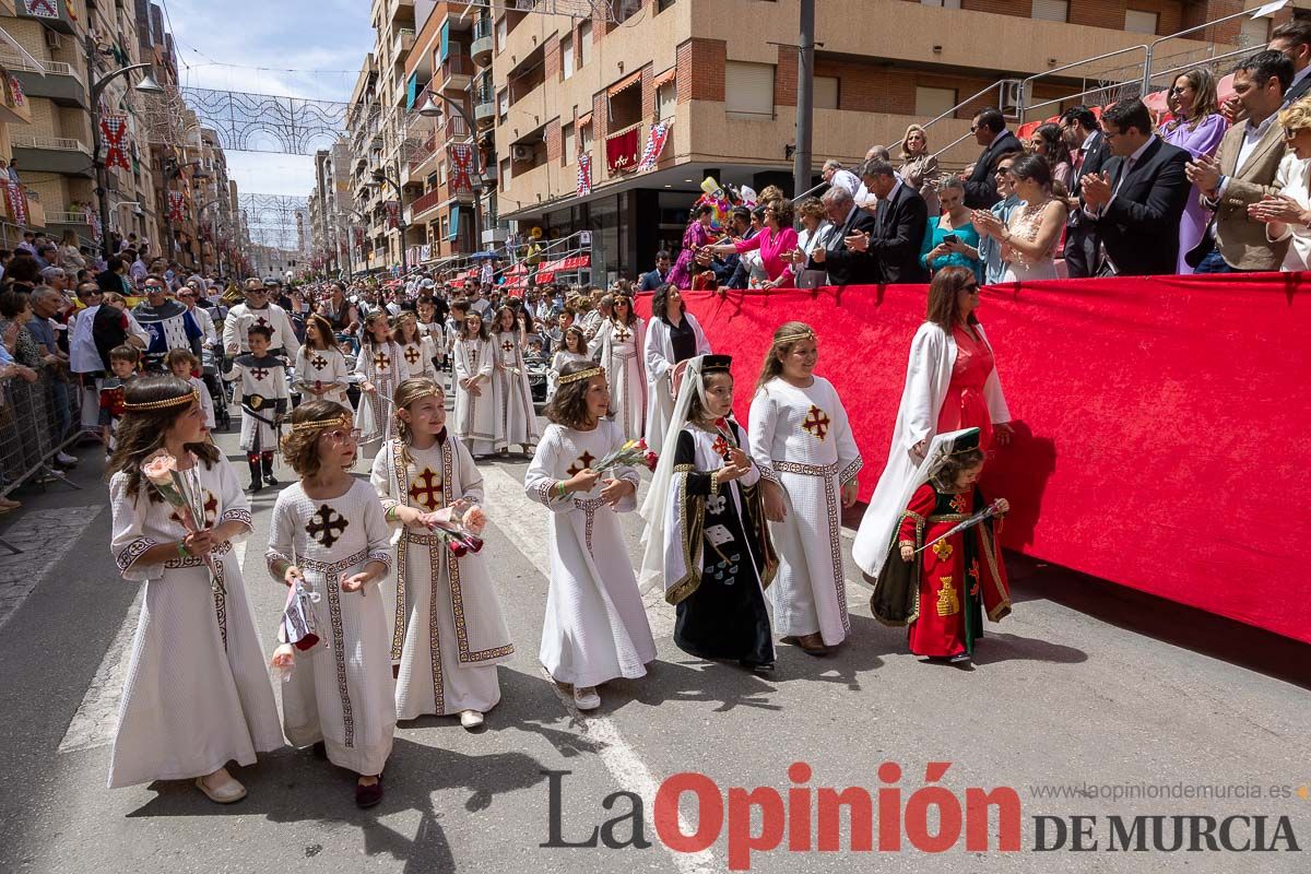 Desfile infantil del Bando Cristiano en las Fiestas de Caravaca