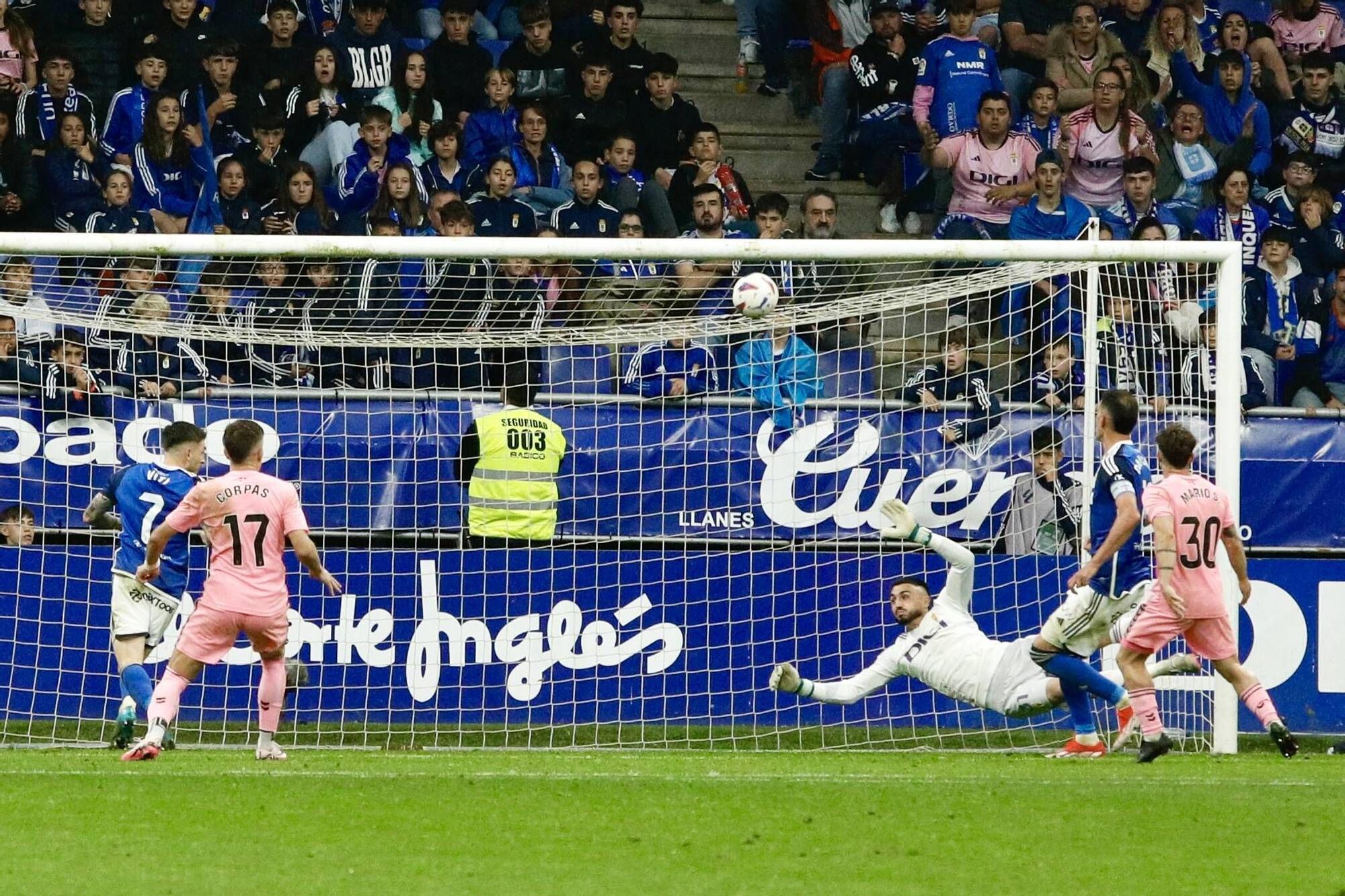EN IMÁGENES: La vibrante ida del play-off entre Oviedo y Eibar
