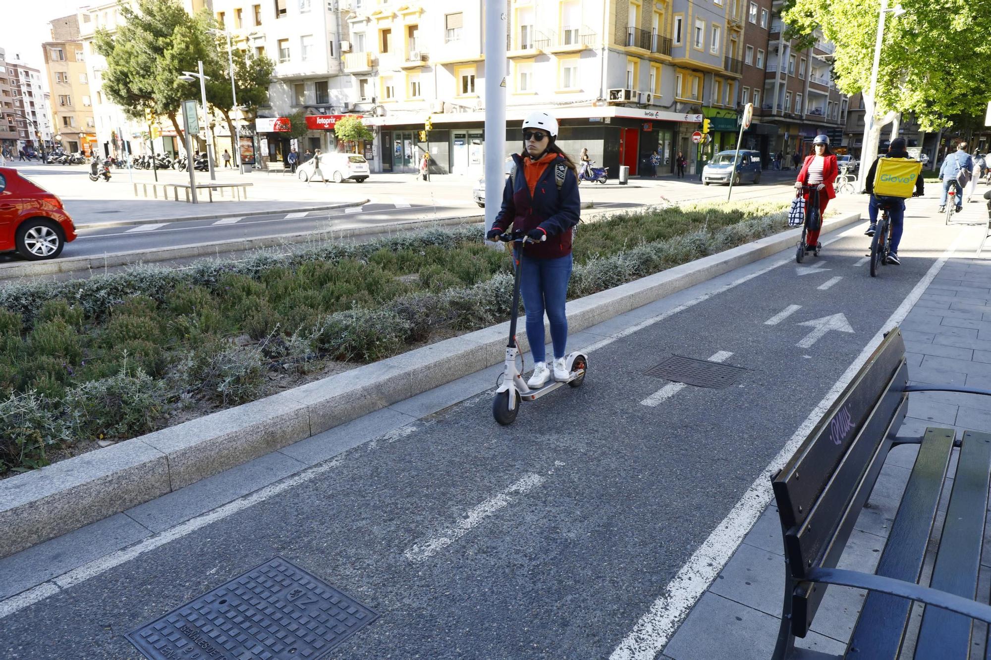 Este es el carril bici más utilizado de Zaragoza