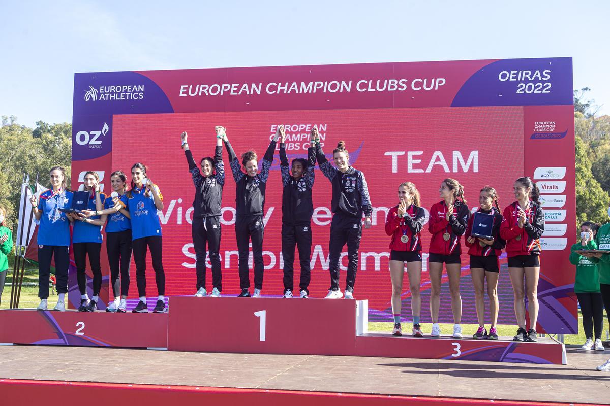 Título para el Playas de Castellón de campeón de Europa de clubes de cross en categoría absoluta femenina .