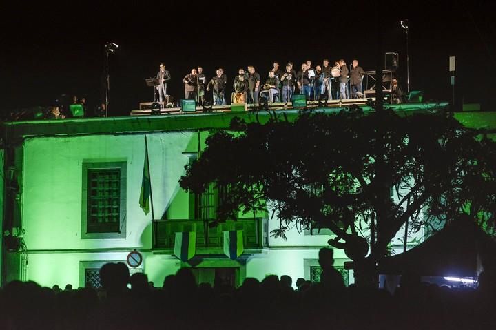 SAN JUAN TELDE 23/06/2017. Obra teatral en la Plaza de San Juan Telde, dentro de los actos de las fiestas de San Juan. FOTO: J.PÉREZ CURBELO