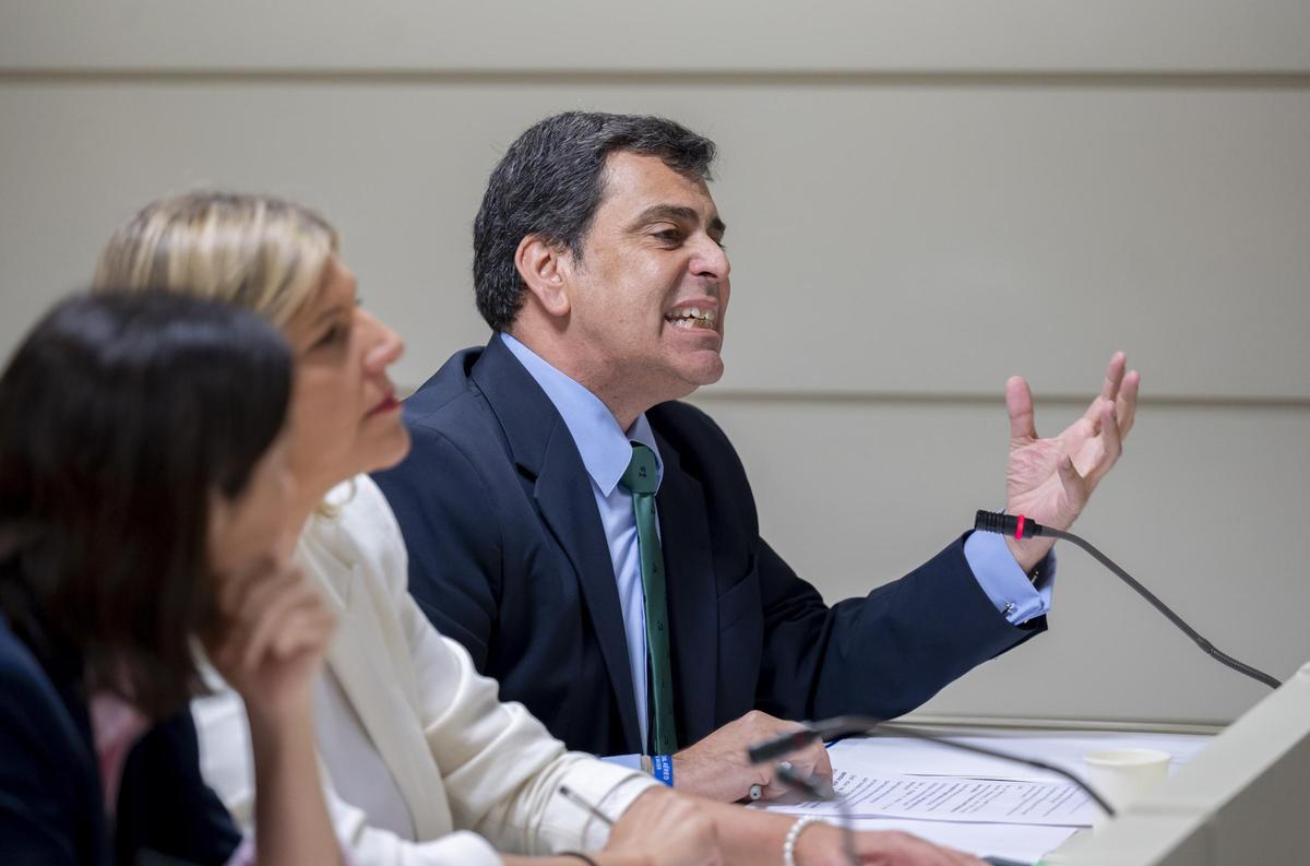 José Ramón Díez de Revenga se encargó del interrogatorio a Pedro Saura.