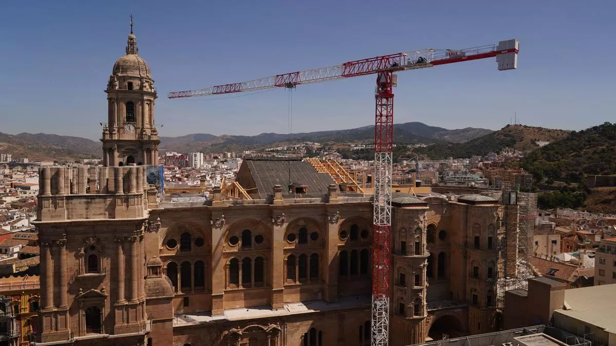 Techo de la Catedral de Málaga: la laboriosa investigación para encontrar la piedra adecuada
