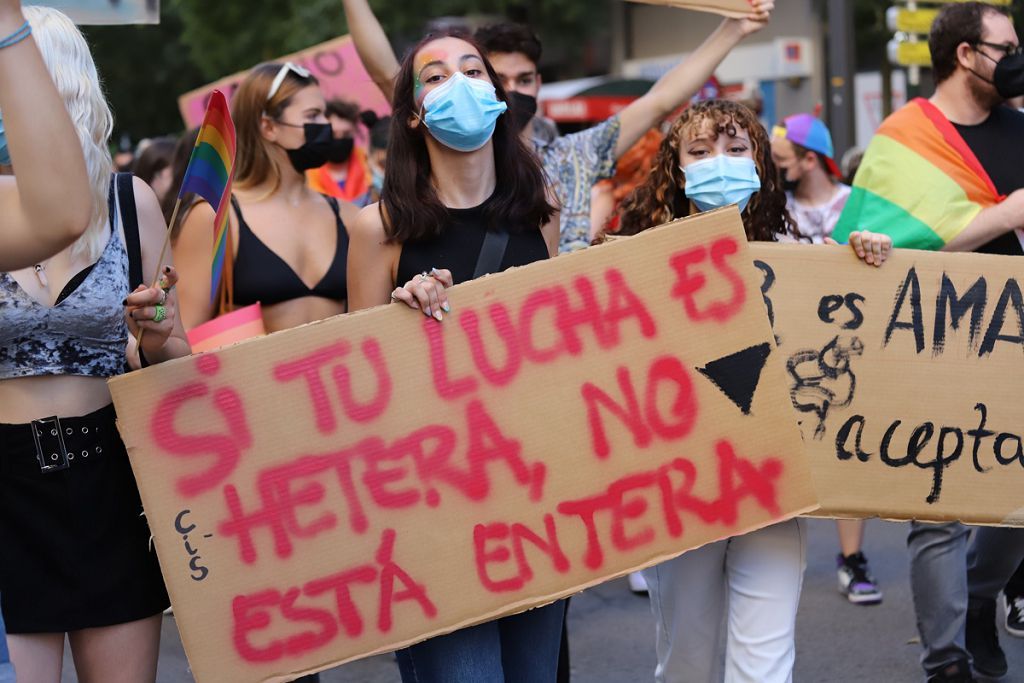 Marcha del colectivo LGTBI+ en Murcia