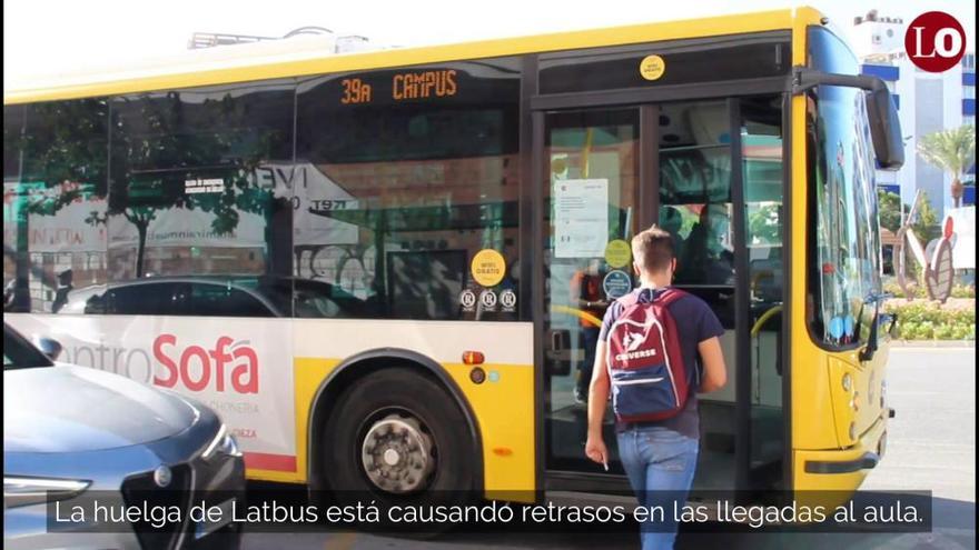 Huelga de Latbus en Murcia: así afecta a los universitarios