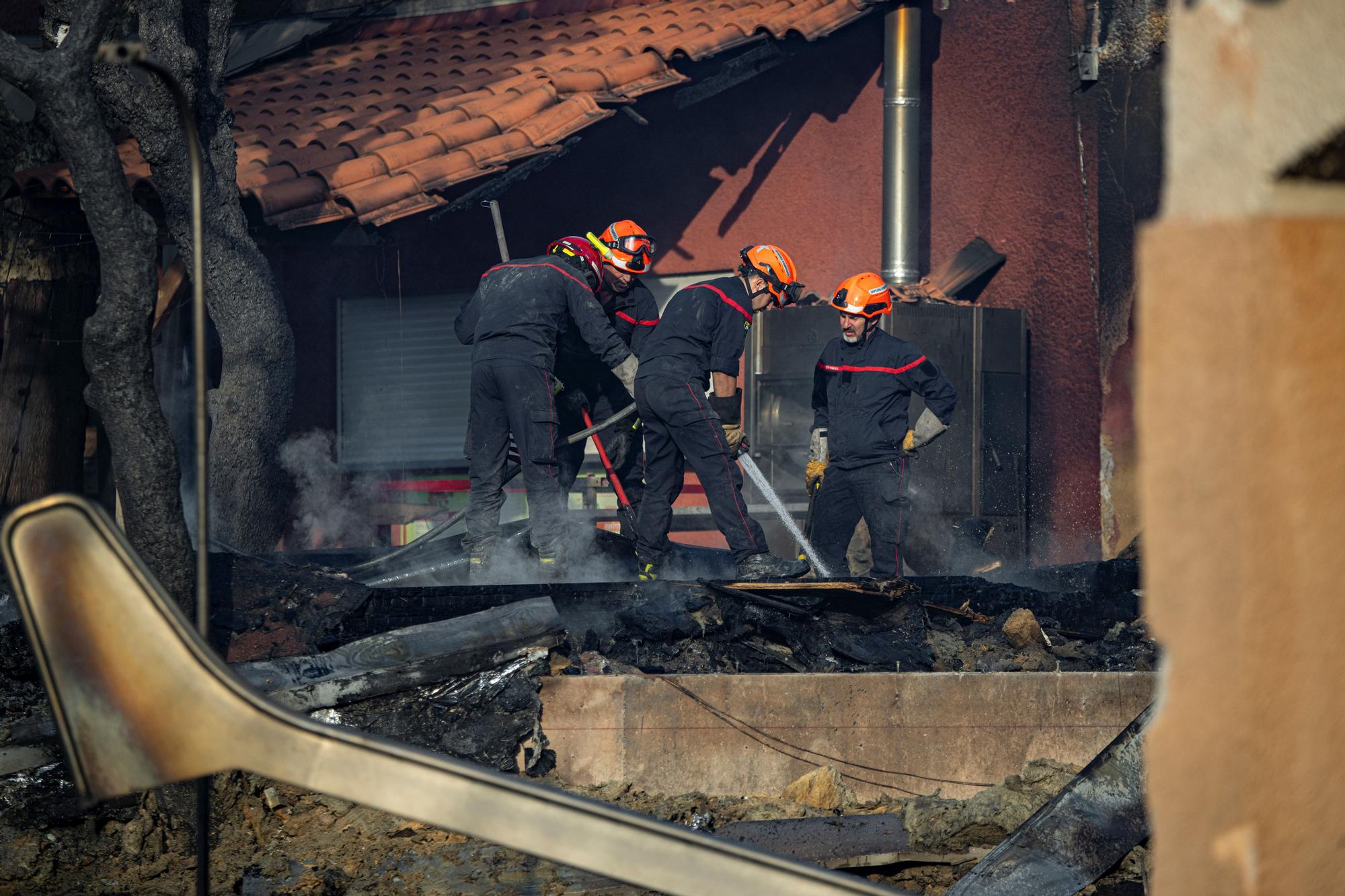 L'incendi de la Catalunya nord, en imatges