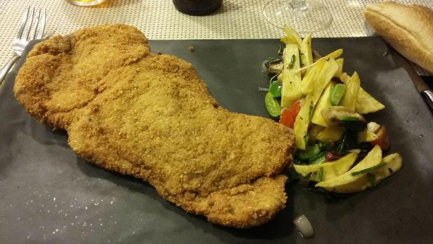 Un cachopo apto para celiacos