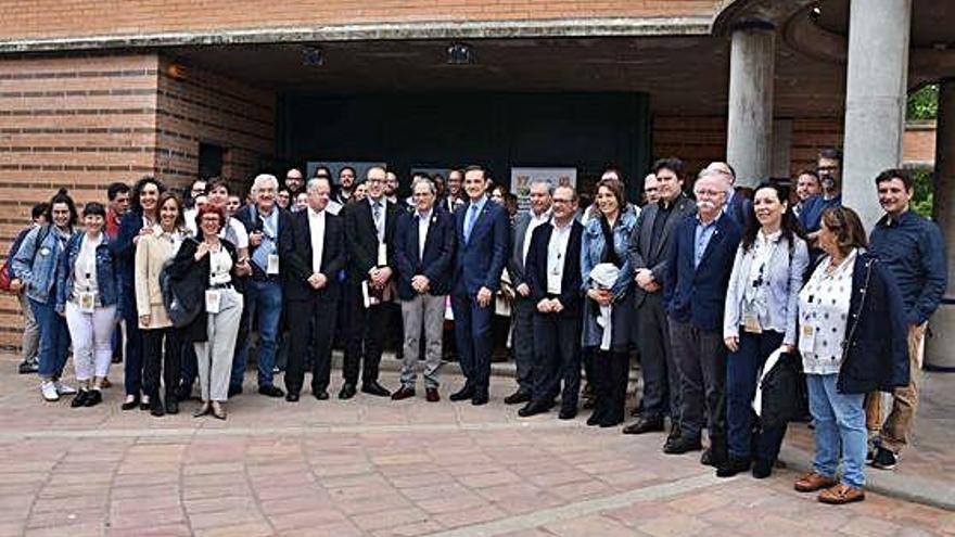 Foto de grup en la cloenda del 17è Congrés d&#039;Arxivística i Gestió de Documents.