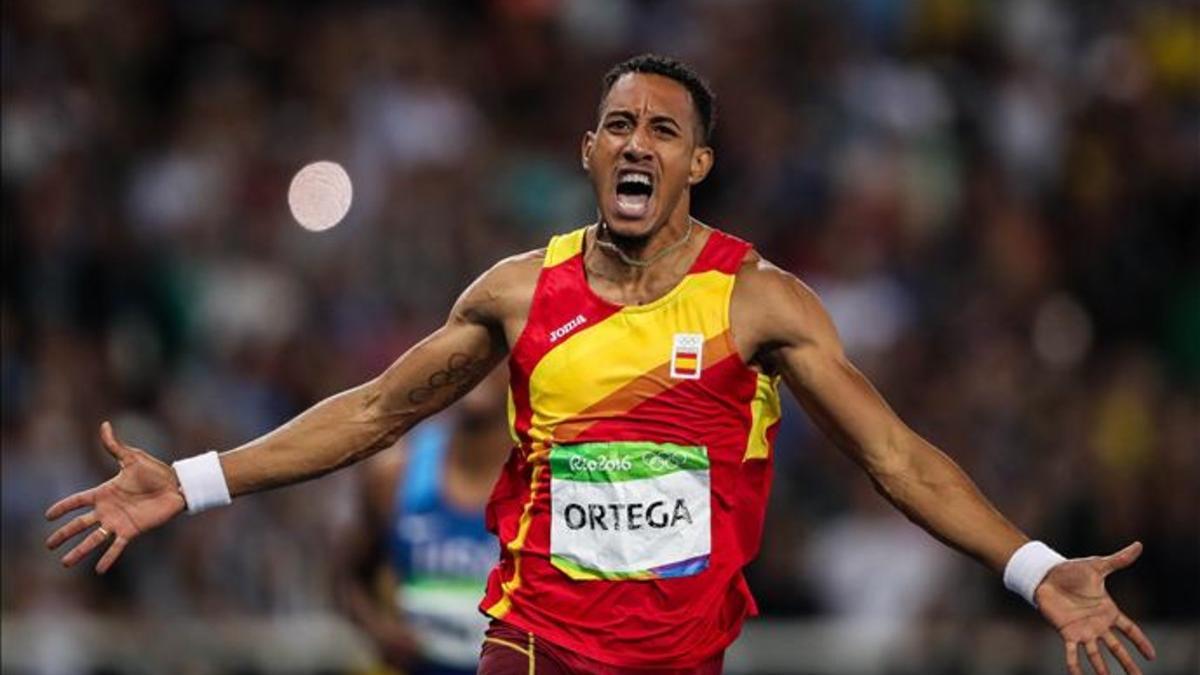 Orlando Ortega, plata olímpica en los 110 metros vallas de Río