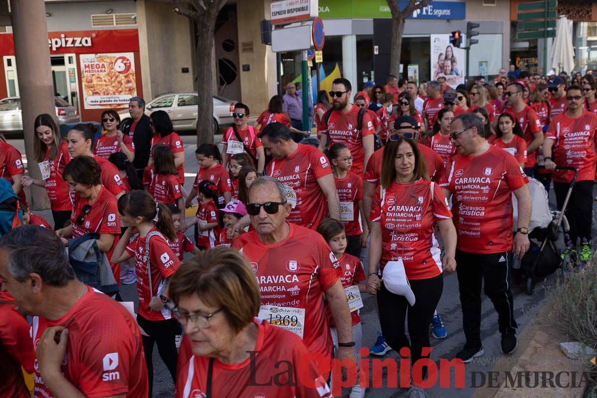 Marcha de la ONG Delwende en Caravaca
