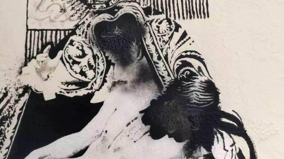 Mural de Nuestra Madre, vandalizado por segundo año consecutivo.