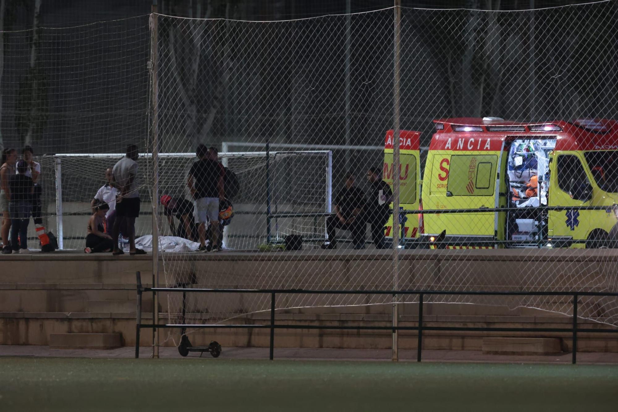 Fallece un joven de 26 años en las instalaciones deportivas de Gaetà Huguet en Castelló