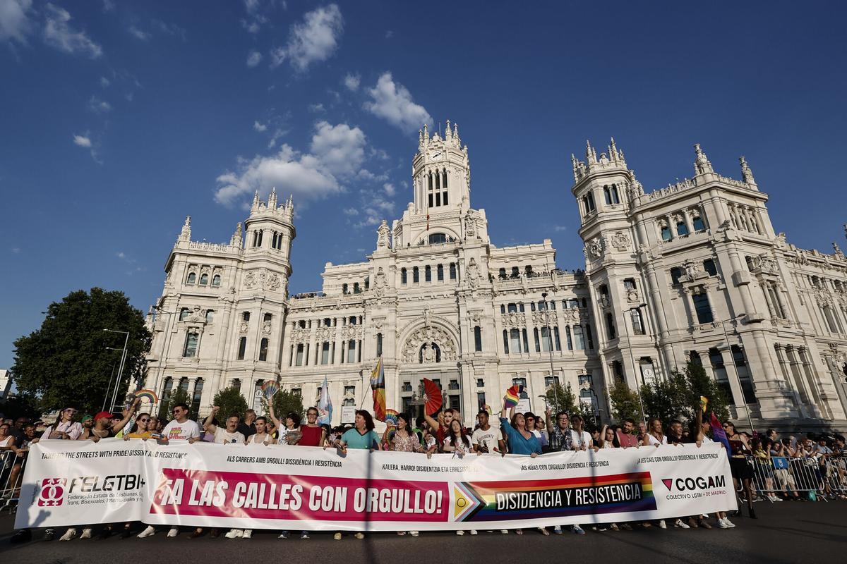 Vista general de la manifestación del Orgullo 2026
