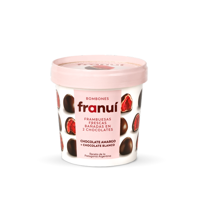 Frambuesas bañadas en chocolate, de Franuí