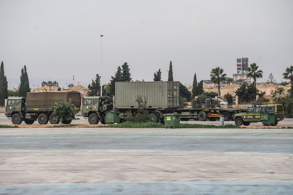 [SIN TITULO] La Generalitat realiza un gran despliegue de recursos, incluido un simulacro de una situación de pillajes en comercios tras un terremoto, helicóptero, bomberos o la intervención de la UME