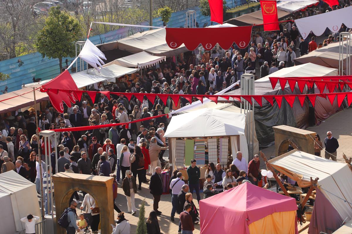 Los cordobese vuelven a volcarse con el mercado ibero romano