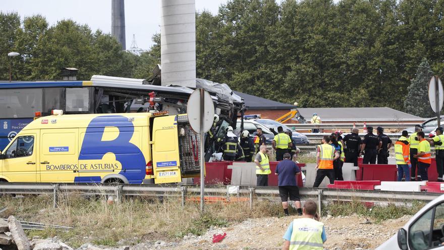 Al banquillo el conductor del autocar siniestrado en Avilés en 2018