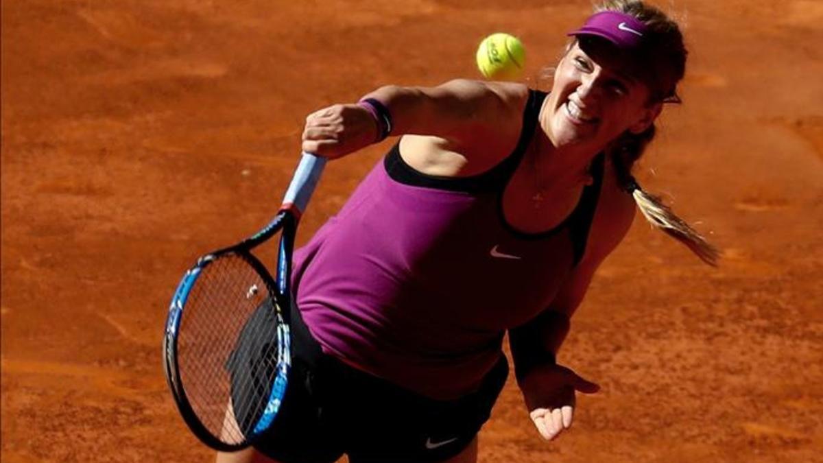 Victoria Azarenka ha renunciado por una lesión en la espalda antes de su partido de octavos