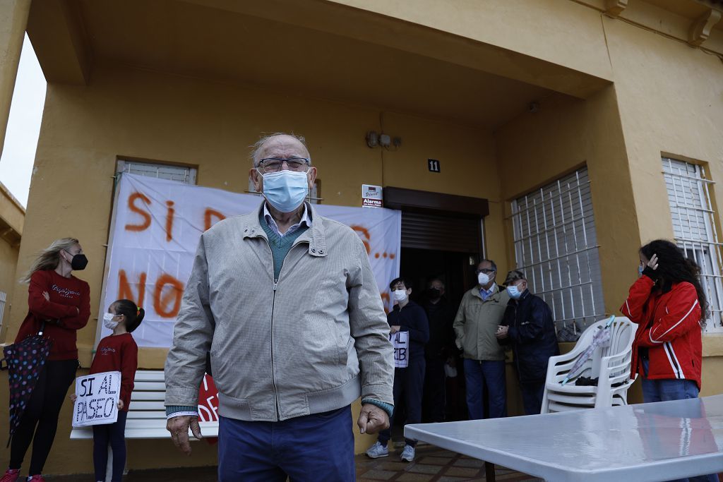 Impiden el desalojo de la vivienda de un jubilado en Cabo de Palos