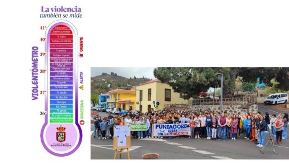 Acciones en Puntagorda contra la violencia de género