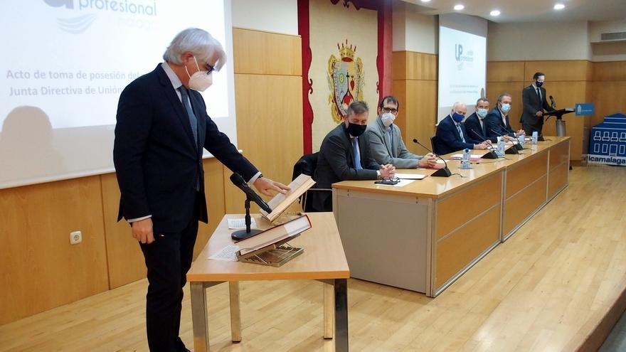 El decano del Colegio de Abogados de Málaga toma posesión como presidente de Unión Profesional Málaga